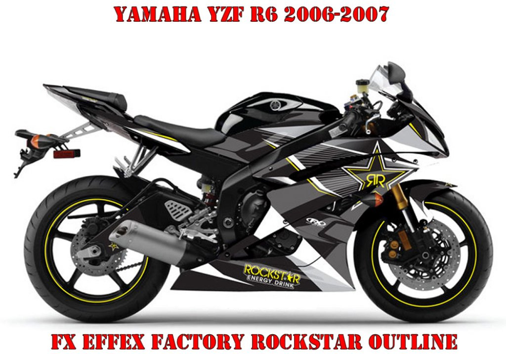 Rockstar Outline für Yamaha YZF R6 2006-2007